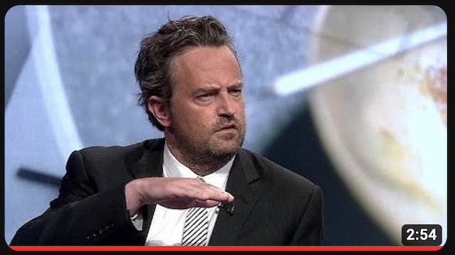 VIDEO: Matthew Perry’s view of addiction
