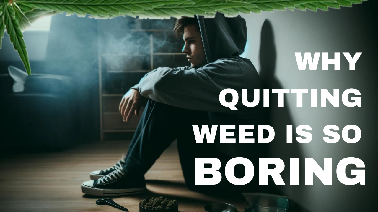 Why quitting weed is so boring…